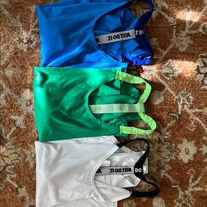 Nike Dri-FIT Tank Tops - Blue, Green, White